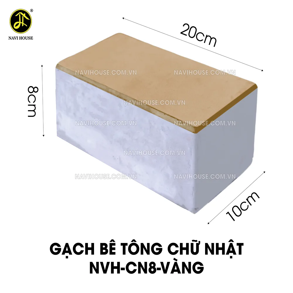 GẠCH BÊ TÔNG CHỮ NHẬT NVH-CN8