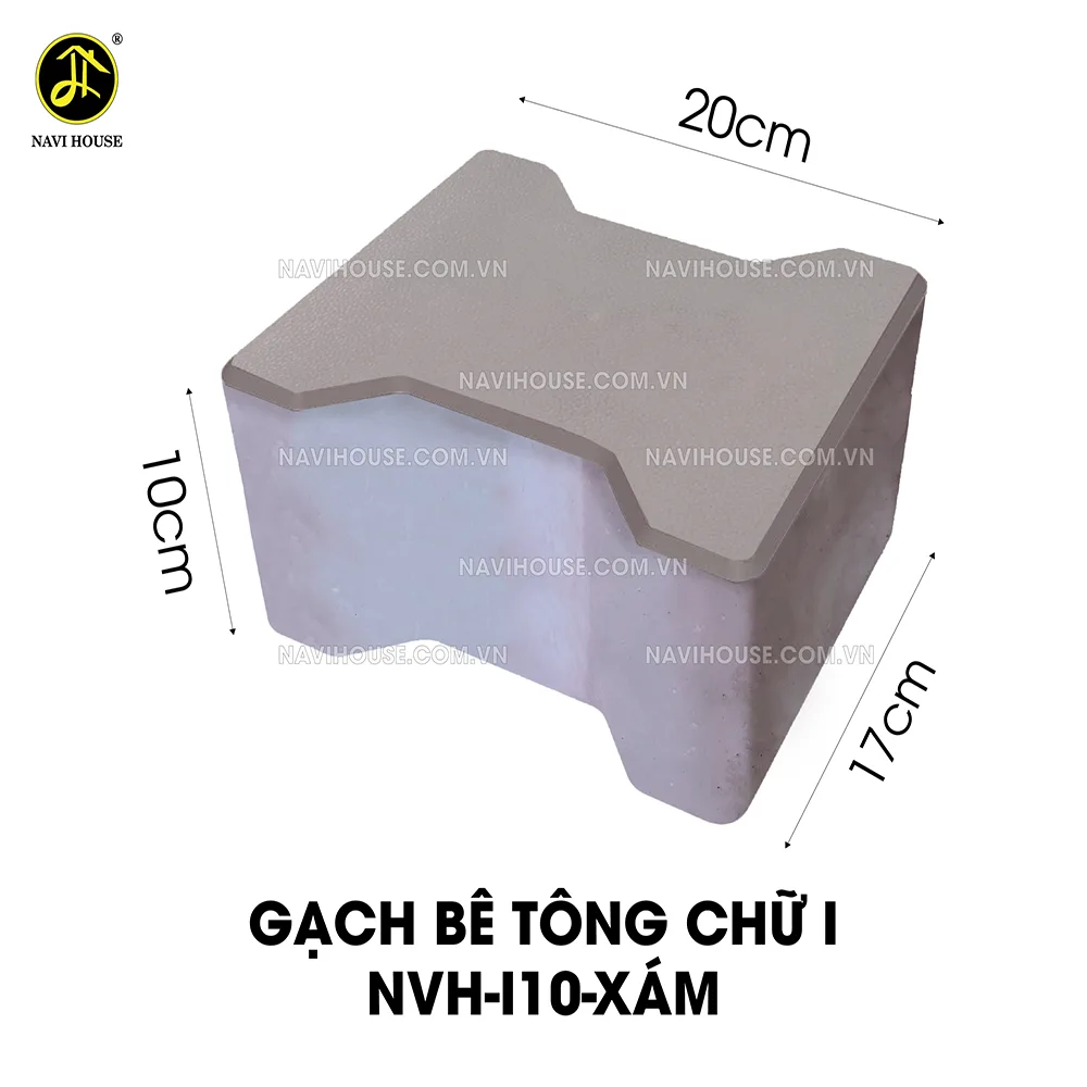 Gạch bê tông chữ I Navi House