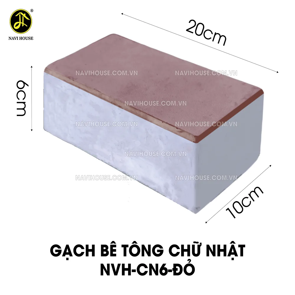 Gạch bê tông block chữ nhật Navi House